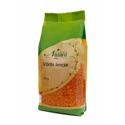 NATURA Vöröslencse 500 g