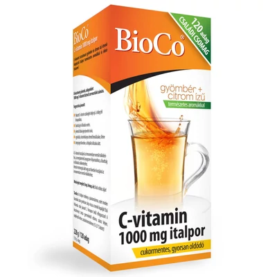 BIOCO C-Vitamin 1000 mg italpor 120 adag - 228 g