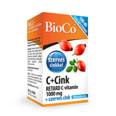 BIOCO C+Cink Retard C-vitamin 1000 mg tabletta 100 db