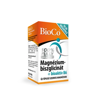 BIOCO Magnézium-biszglicinát+bioaktív B6-vitamin megapack tabletta 90 db