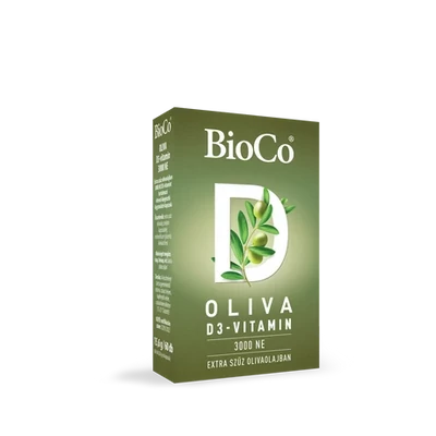 BIOCO Oliva D3-vitamin 3000 NE kapszula 60 db