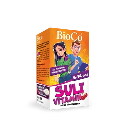 BIOCO Suli Vitamin Rágótabletta cseresznye ízű 90 db
