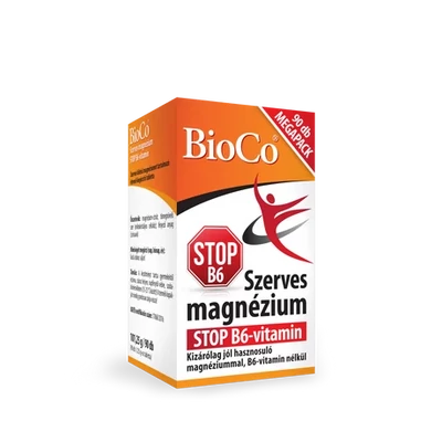 BIOCO Szerves Magnézium Stop B6-Vitamin 90 db