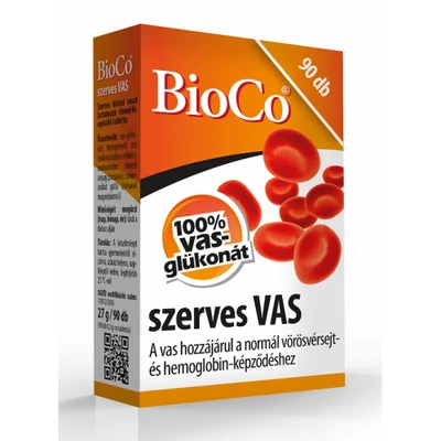 BIOCO Szerves Vas tabletta 90 db