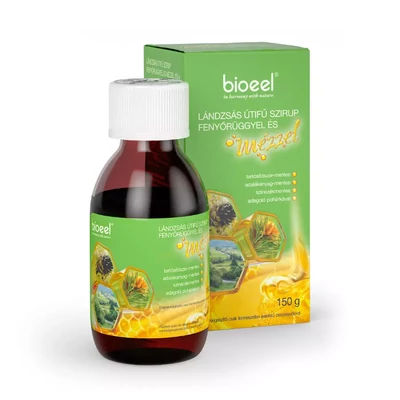 BIOEEL Lándzsás útifű szirup fenyőrüggyel és mézzel 150 ml