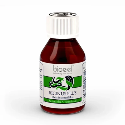 BIOEEL Ricinus Plus ricinusolaj A-vitaminnal hajra és szempillára 80 g