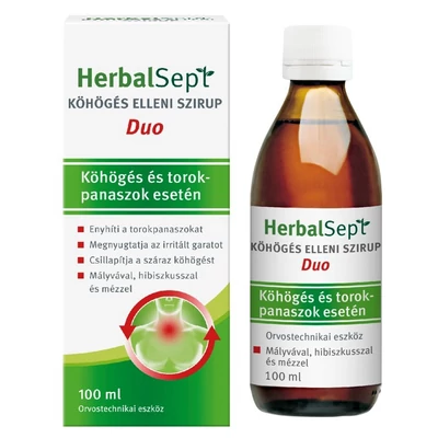 Dr. Theiss Herbalsept Köhögés elleni szirup duo 100 ml