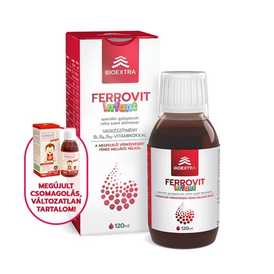 BIOEXTRA Ferrovit Infant csecsemők vaspótlására 120 ml