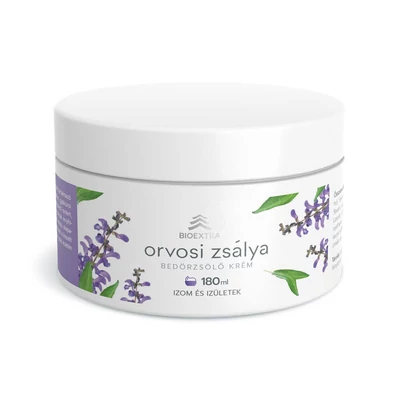 BIOEXTRA Orvosi zsálya bedörzsölő krém 180 ml