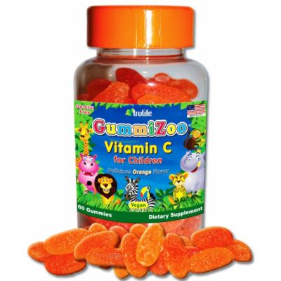 GUMMIZOO Gyerek Gumi C-vitamin 60 db