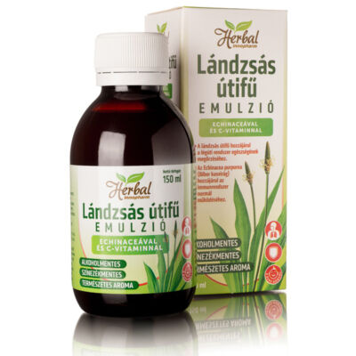INNOPHARM Herbal Lándzsás Útifű Szirup Echinacea+C-Vitamin 150 ml