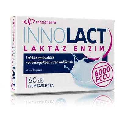INNOPHARM Innolact Laktázenzim 6000 Fccu Filmtabletta 60 db