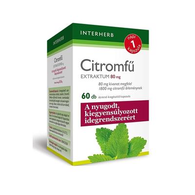 INTERHERB Citromfű extraktum kapszula 60 db