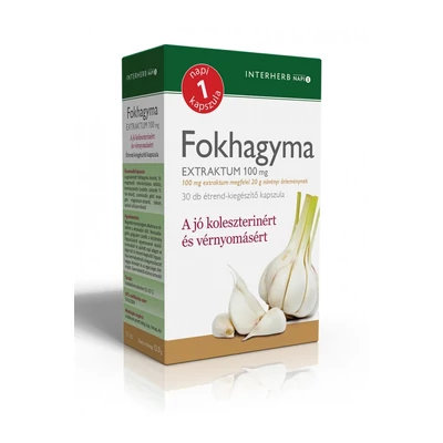 INTERHERB Fokhagyma extraktum kapszula 30 db