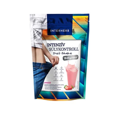 Interherb Intenzív Súlykontroll Diet Shake kollagénnel Epres 528 g