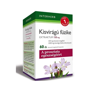 INTERHERB Kisvirágú füzike extraktum kapszula 60 db