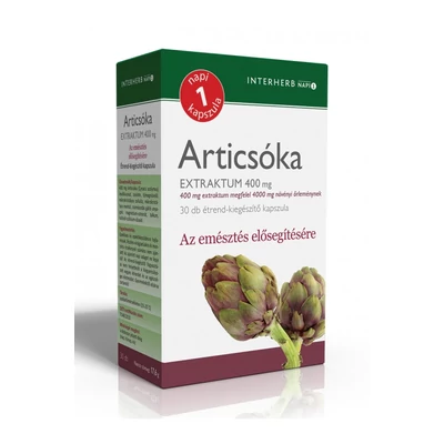 INTERHERB Articsóka Extraktum kapszula 30 db