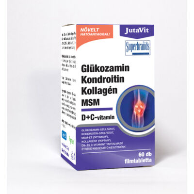 JUTAVIT Glükozamin Kondroitin Kollagén MSM D+C-vitamin 60 db
