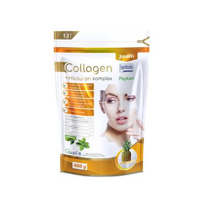 JUTAVIT Kollagén+Hialuron komplex italpor ananász ízű 400 g