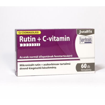 JUTAVIT Rutin+C-vitamin tabletta 60 db