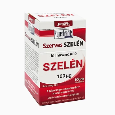 JUTAVIT Szerves Szelén 100 μg tabletta 100 db