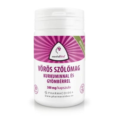 MENTALFITOL Vörös Szőlőmag Multivitamin kapszula kurkuma kivonattal 30 db