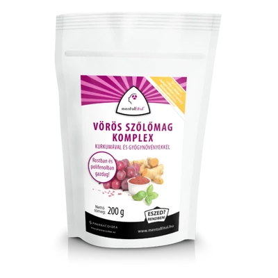 MENTALFITOL Vörös Szőlőmag Komplex Őrlemény 200 g