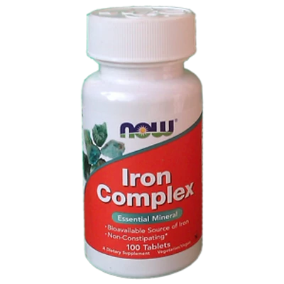 NOW Iron Complex tabletta 100 db