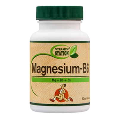 Vitamin Station Magnesium-B6 tabletta 60 db
