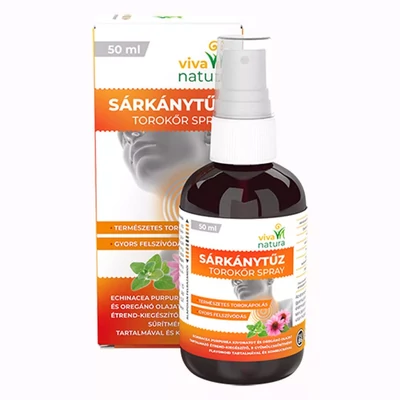 VIVA NATURA Sárkánytűz torokőr gyógynövényes spray 50 ml
