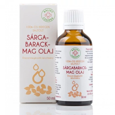 BÁLINT Cseppek Sárgabarackmag olaj 50 ml