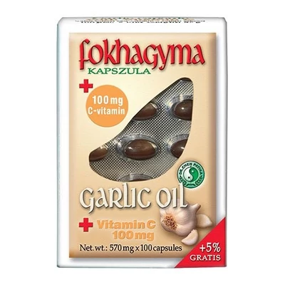 Dr. CHEN Fokhagymaolaj kapszula+C-vitamin 100 db