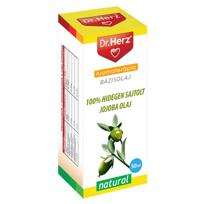 Dr. HERZ 100% Hidegen sajtolt Jojobaolaj 50 ml