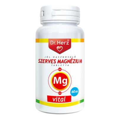 Dr. HERZ Szerves Magnézium+B6+D3-vitamin tabletta 60 db