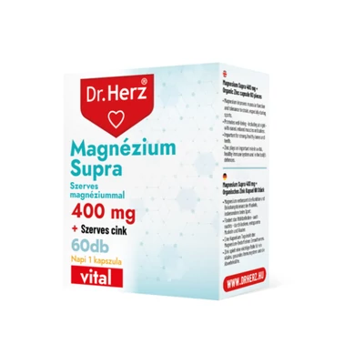 Dr. HERZ Magnézium 400 Supra kapszula 60 db