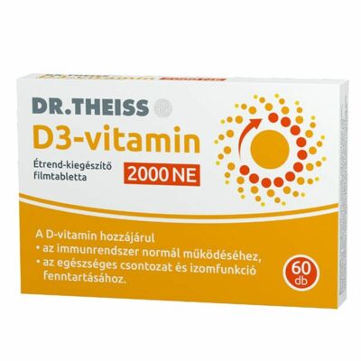 Dr. Theiss D3-Vitamin 2000 NE filmtabletta 60 db