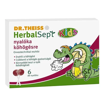 Dr. THEISS Herbalsept Nyalóka Köhögésre 6 db