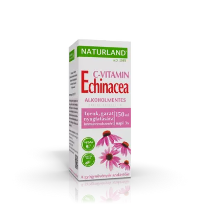 NATURLAND Echinacea+C-vitamin szirup 150 ml