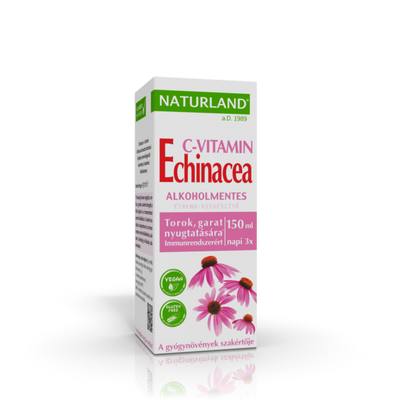 NATURLAND Echinacea+C-vitamin szirup 150 ml