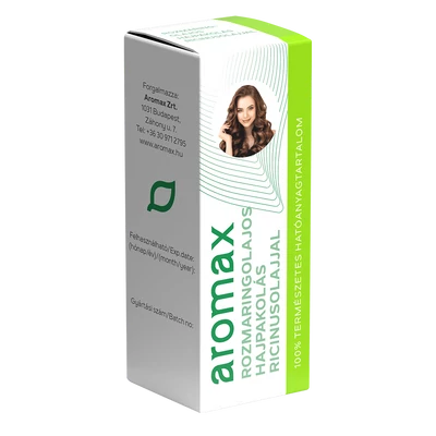 AROMAX Rozmaringolajos hajpakolás ricinusolajjal 100 ml