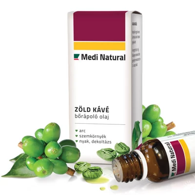 MEDINATURAL Zöld kávé bőrápoló olaj 20 ml