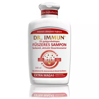 Dr. IMMUN 25 Gyógynövényes Fűszeres hajnövesztő sampon 250 ml