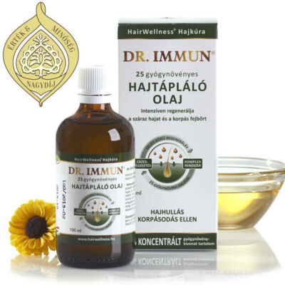 Dr. IMMUN 25 Gyógynövényes Hajtápláló olaj 100 ml