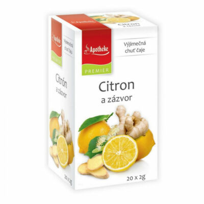 APOTHEKE Gyömbéres Citrom Tea 20 filter