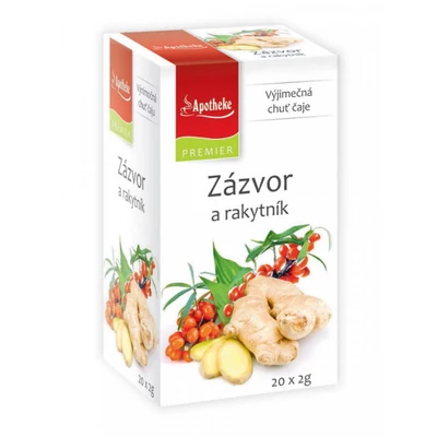 APOTHEKE Gyömbér és Homoktövis Tea 20 filter