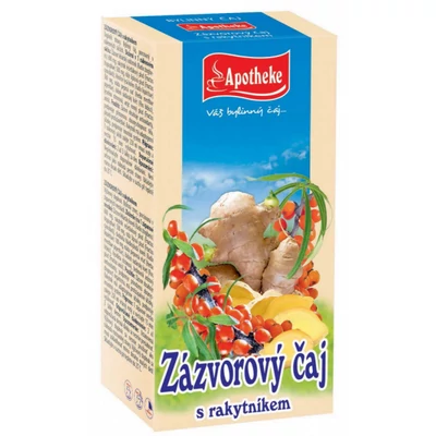 APOTHEKE Gyömbér-Homoktövis Tea 20 filter