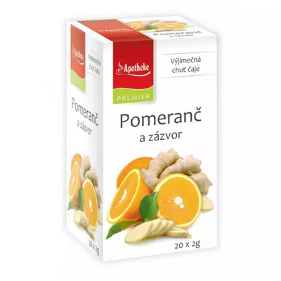 APOTHEKE Narancs és Gyömbér Tea 20 filter