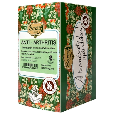 BOSZY Anti-Arthritis tea Reuma, Köszvény Ellen 20 filter