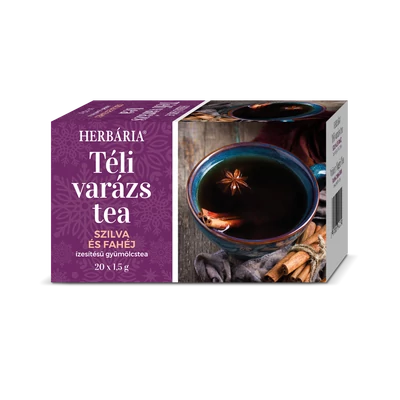 HERBÁRIA Téli Varázs tea Szilva-fahéj 20 filter