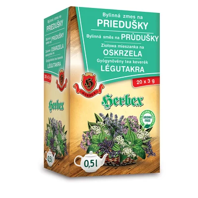 HERBEX Légúti tea 20 filter